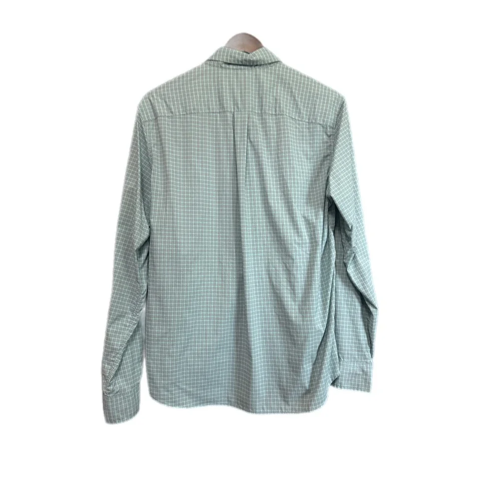 Vineyard‎ Vines Button Down Mens S Green Excellent On-The-Go Performance Plaid